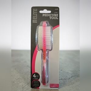 Elite 4-in-1 Pedicure Tool with Pink Handle